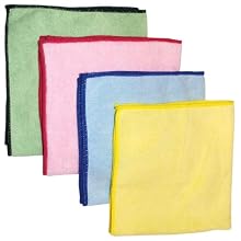CPI MCLOTH300 B Heavy Duty Microfiber Cloth, 16-Inch x 16-Inch, Blue (Pack of 12)