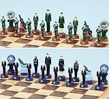 Army vs Navy Theme Chess Set
