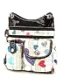 Black Small Hipster Heart Print Handbag