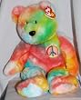 Ty Beanie Buddy - Peace the Bear