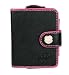 Apple Ipod Nano 3rd Generation Nano with Video Wallet Carrying Case for Apple Ipod Nano 3rd Generation Apple Ipod Nano 8 Gb 4gb New Ipod Nano Case (Black with MAGENTA Trim)