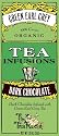 5 Organic Dark Chocolate Bars Infused With Green Earl Grey Tea (58% Cacao) - NASFT Sofi Silver Award Winner!