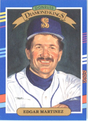 1991 Donruss # 16 Edgar Martinez Seattle Mariners Baseball Card