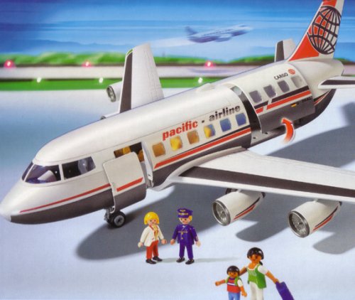 Childrens Toyshop  Toys : Playmobil Airport 4310: Jet Plane