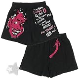 Love Bites Black Cotton Boxer Shorts for Men