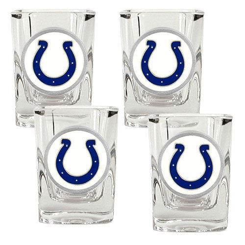 Indianapolis Colts NFL 4pc Square Shot Glass Set