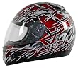 Vega Altura Candy Red Havoc Graphic Medium Full Face Helmet