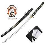 Sporting Goods : Masahiro Sword Japanese Gold Dragon Hand Forged Samurai Katana
