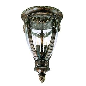 Acropolis Tortoise Shell 14 1/4" High Outdoor Ceiling Light
