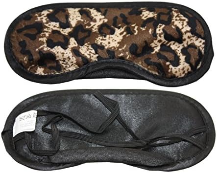 Fashion Design Leopard Pattern Animal Skin Theme Eye Mask Sleeping Mask