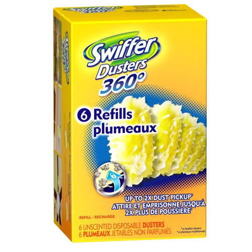 Swiffer 360 Dusters Refills, 6 Count Boxes (Pack of 2)