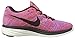 Nike Women's Wmns Flyknit Lunar3, HYPER ORANGE/BLACK-RACER BLUE