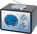 Produkt-Bild: LUXUS CLASSIC - RADIO IM KLASSISCHEM DESIGN, UHRENRADIO MIT WECKFUNKTION UND TEMPERATURANZEIGE, MP3 - LINE - IN, LCD - DISPLAY, SCHWARZ, NEU + OVP