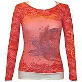 Ed Hardy Long Sleeve Combo Tank-Red
