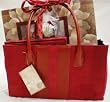4-piece Photo Album Gift Set in Red Suede By Elaine Volherbst Lane for Sheffield Home