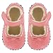 Pediped Isabella Fuchsia Mary Janes with Sheepskin Lining