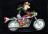 joe bar team tonio melegas morini 3 1/2 bike and figure 1.18ish scale hand painted modelIMAGE