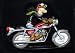 joe bar team tonio melegas morini 3 1/2 bike and figure 1.18ish scale hand painted model_s-1