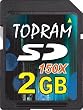 Topram 2GB 150X SD Memory Card for Cell Phone & Digital Cemera