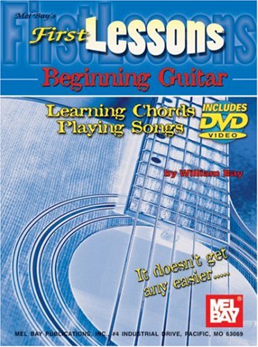 51qGvm7BrAL Mel Bay First Lessons Beginning Guitar Learning Chords/Playing Songs