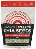 Health Warrior Premium White Chia Seeds, 16 Ounce