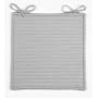Courtyard Square Braided Chair Pad [Set of 4] Color: Cocoa