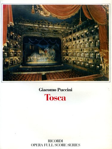 Giacomo Puccini Tosca Ricordi Opera Vocal Score Series