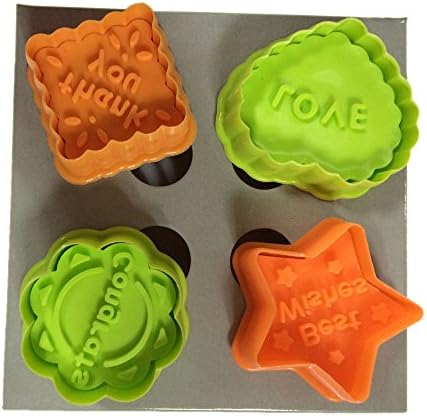 Yunko Cake Messages Set Plunger Cutter Decorating Pie Crust Cutter