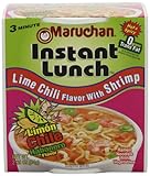 UPC 041789901157 product image for Maruchan Instant Lunch, Lime Chili Shrimp, 2.25-Ounce Packages (Pack of 12) | upcitemdb.com