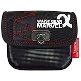 （まとめ）電工ポケット WAIST GEAR 【小物入れ/角底タイプ×5セット】 レッド（赤） マーベル MDP-71AR