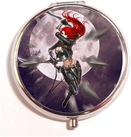 Katarina League Of Legends Custom Personalized Portable Pocket Pill Box Purse Unique Gift case