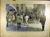 1901 Republican Guard Recruits Panaches French Print