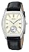 Seiko Men's Black Leather Strap Watch #SRK005