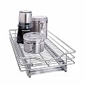Lynk Professional 401121 11-by-21-by-4-Inch Roll-Out Chrome Cabinet Drawer