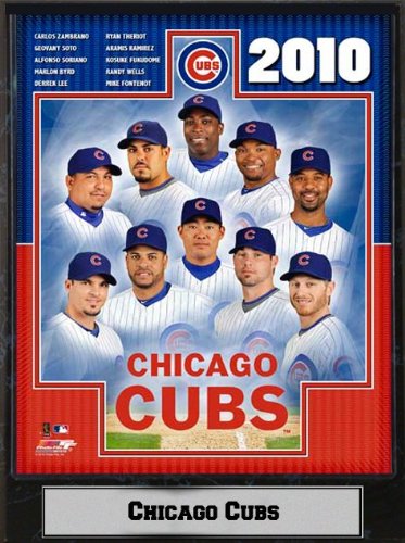 Encore Select 510-BBCHI2010 2010 Chicago Cubs 9x12 Plaque