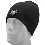 Reebok Pittsburgh Penguins Black Basic Logo Knit Beanie