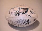 2011 Philadelphia Eagles Team Signed Autographed Football Michael Vick , Desean Jackson , Maclin Coa + Hologram