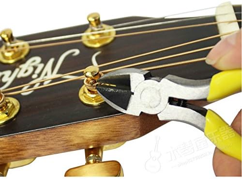 MUSEUNLIMITED Yellow Style 1 Guitar String Cutter Guitar Fret Nipper Guitar Bridge Pins Puller Luthier Tool