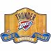 NBA Oklahoma City Thunder 11-by-17 inch "Established" Wood Sign