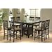 9pc Counter Height Storage Dining Table w/Lazy Susan & Chair Set