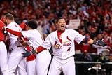 2011 World Series G. 6 - Texas Rangers v St Louis Cardinals, St Louis, MO - Oct. 27: Yadier Molina Photographic Poster Print by Ezra Shaw, 12x18
