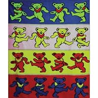 Grateful Dead - Dancing Bears Fleece Blanket