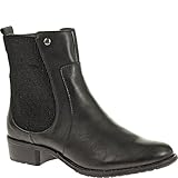 Hush Puppies Women's Lana Chamber Chelsea Boot, Black Leather, 8.5 M US