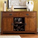 Urban Mission Casual Dining Large Server in Dark Oak