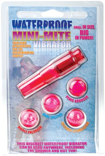 Pipedream Products Waterproof Mini-mite Vibe, Red