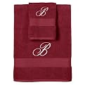 Fieldcrest® Classic Monogrammed Bath Towel - Garnet