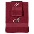 Fieldcrest&reg; Classic Monogrammed Bath Towel - Garnet