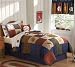 Classic Sports Full/Queen Quilt and 2 Pillow Shams by Pem America