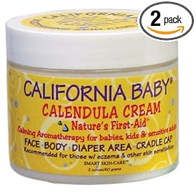 California Baby Calendula Cream, 2 oz (Pack of 2)
