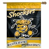 NCAA Wichita State Shockers 27-by-37 inch Vertical Flag